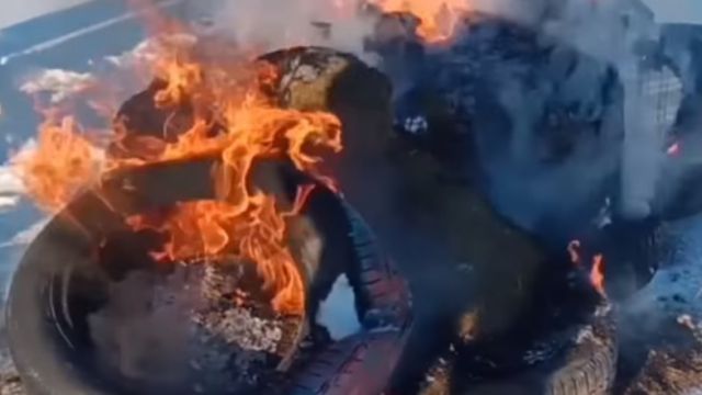 Уничтожение 100 кг наркотиков сняли на видео в Костанае