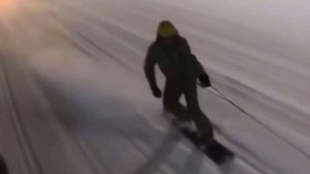 Гонки на сноуборде привели к штрафу в Костанайской области