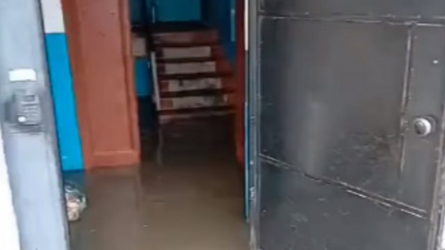 Талые воды в подъезде 4-этажки сняли на видео в Аркалыке