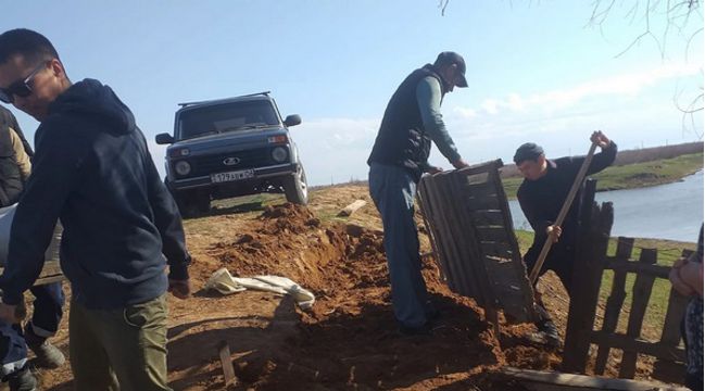 Человеческие останки нашли в ходе борьбы с паводками