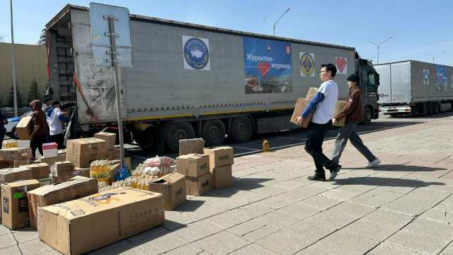 Карагандинцы собрали 40 тонн груза для Костанайской области