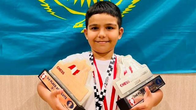 Юный костанаец отличился на чемпионате мира по шахматам