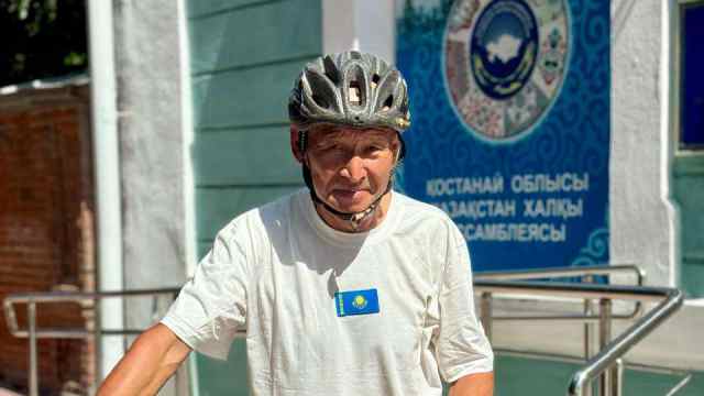71-летний велопутешественник из Актобе доехал до Костаная