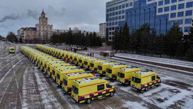 50 новых реанимобилей получили врачи Костанайской области
