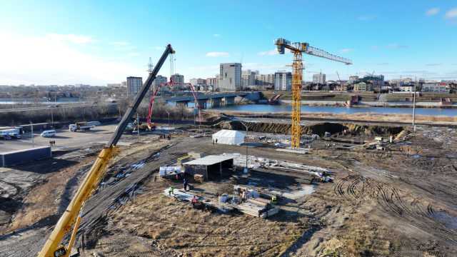В Костанае возводят люксовый отель международного уровня