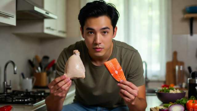 Что полезнее для организма — лосось или курица