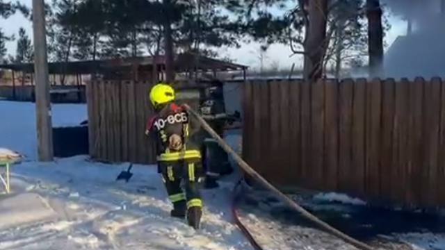 База отдыха горела под Костанаем