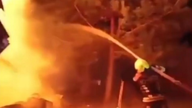 Пожар случился на базе отдыха под Костанаем