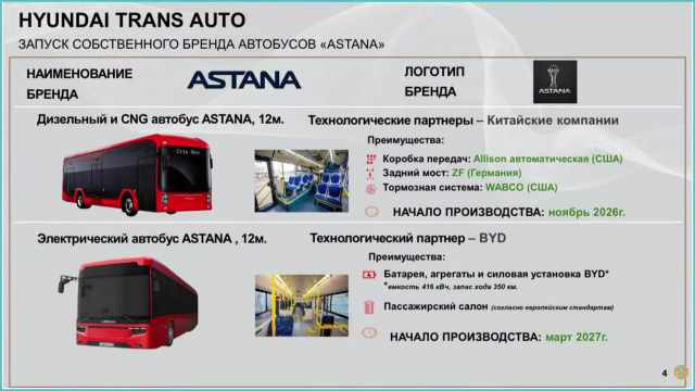 В Казахстане появится отечественный бренд автобусов