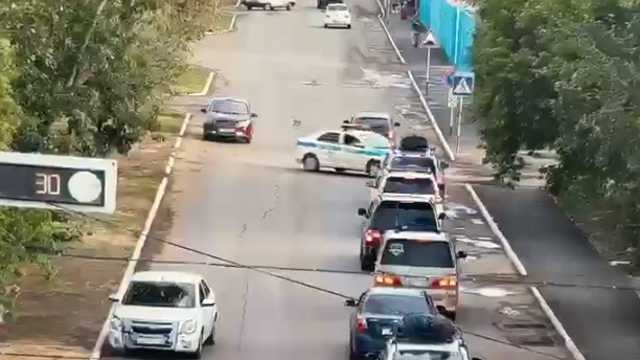 Участников автоколонны наказали в Костанайской области