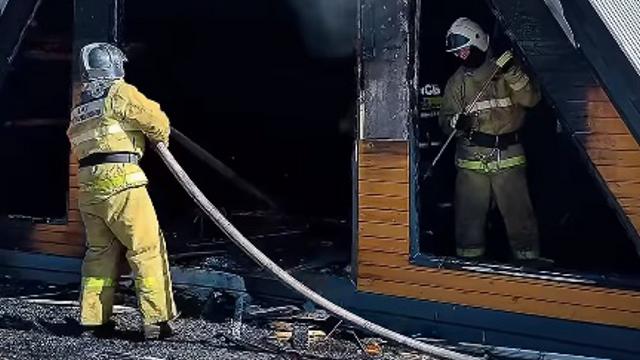 Домик сгорел в дачном обществе под Костанаем