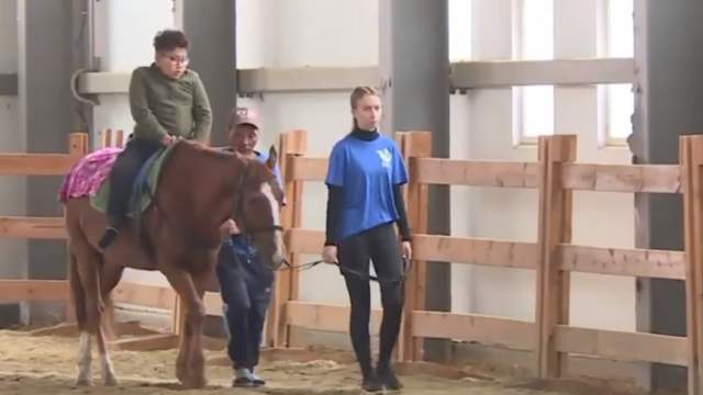 Иппотерапия помогает детям встать на ноги в Костанае — видео
