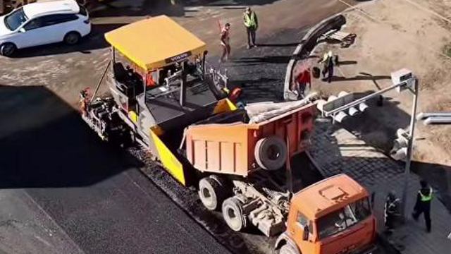 Ремонт на дорогах и во дворах идёт к завершению в Костанае